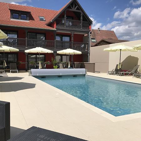 Au Soleil, Hôtel Restaurant&Spa Valff Exterior foto