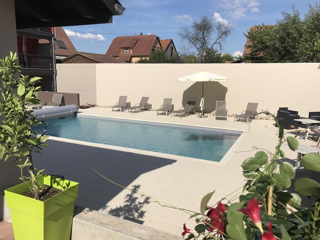 Au Soleil, Hôtel Restaurant&Spa Valff Exterior foto