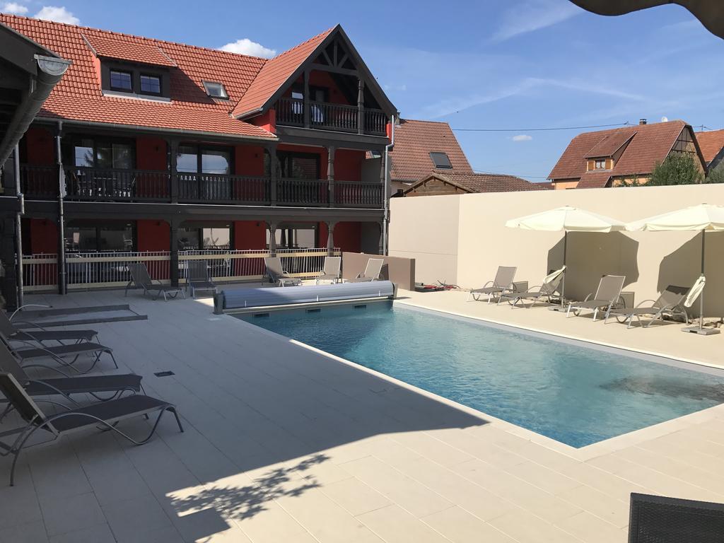 Au Soleil, Hôtel Restaurant&Spa Valff Exterior foto